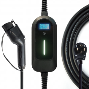EVstarcharger Level 1 EV Charger 16 Amp with NEMA 14-50 Plug 22 feet Cord 110V-120V 1.3 Inch display, J1772 Portable Charging Cable